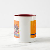 Die Gruppen-Bild Harlemglobetrotters Zweifarbige Tasse (Mittel)