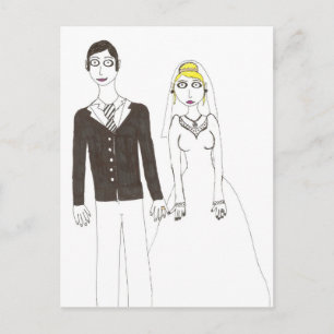 Die gruselige Hochzeit 2 Postkarte