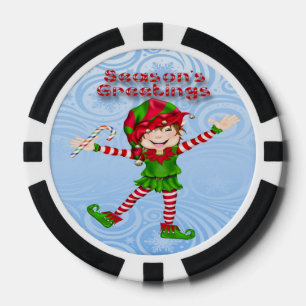 Die Gruß-Elf-Poker-Chips der Jahreszeit Pokerchips