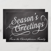 Die Gruß-flache Karte der Tafel-Strudel-Jahreszeit (Vorne/Hinten)