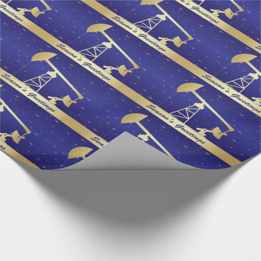 Die Gruß-Geschenk-Verpackung der Geschenkpapier (Ecke)