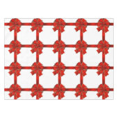 Die Gruß-Tischdecke der funkelnden roten Tischdecke (Vorderseite (Horizontal))