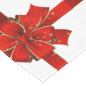 Die Gruß-Tischdecke der funkelnden roten Tischdecke (Schrägansicht)