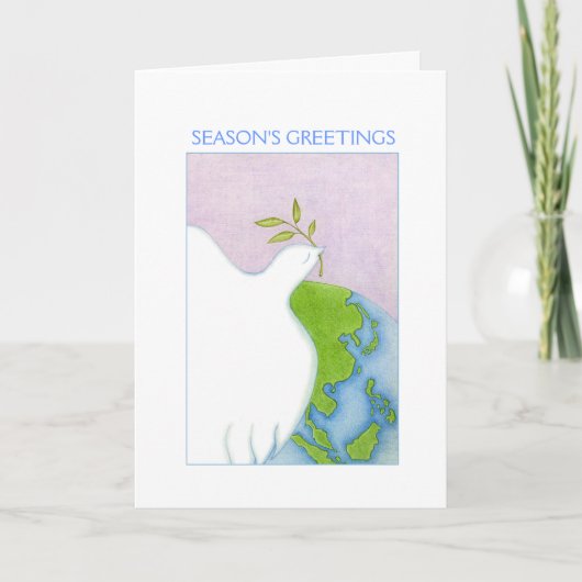 Die Grüße der Dove Season Feiertagskarte (Vorderseite)