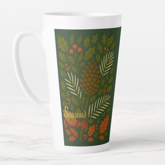 Die Grüße der Herbst- und Winterferien-Saison Milchtasse (Links)