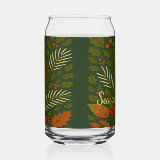 Die Grüße der Herbst- und Winterhalbjahrsaison Dosenglas (Rechts)