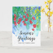 Die Grüße der Jahreszeit aus dem Personalisierten Karte (Gelbe Blume)