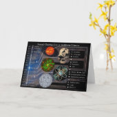 Die Grüße der Jahreszeit aus einem ungewöhnlichen  Karte (Gelbe Blume)