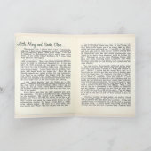 Die Grüße der Jahreszeit Feiertagskarte (Innenseite)