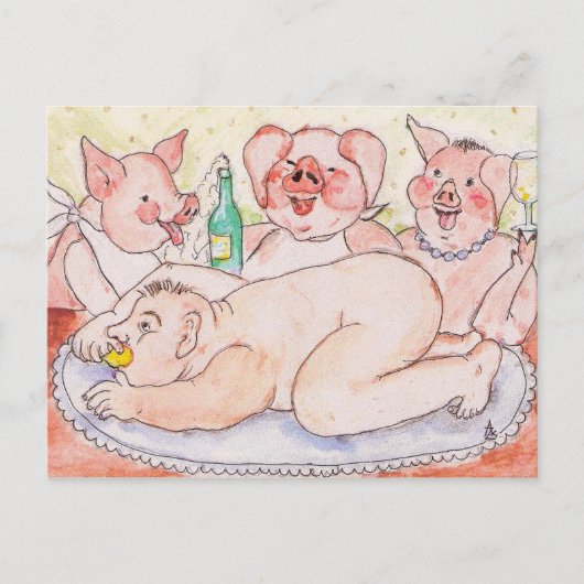 Die Grüße der Jahreszeit Feiertagspostkarte (Vorderseite)