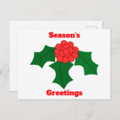 Die Grüße der Jahreszeit heilige Postkarte (Vorne/Hinten)