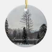Die Grüße der Jahreszeit Keramik Ornament (Vorne)