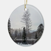 Die Grüße der Jahreszeit Keramik Ornament (Links)