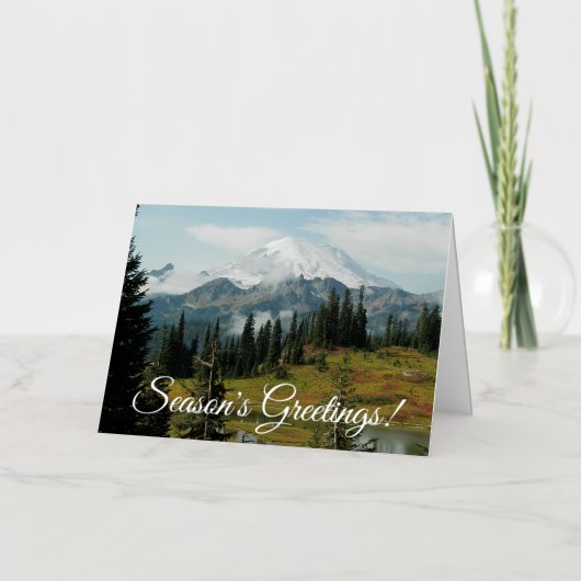 Die Grüße der Jahreszeit Landschaftliche Berglands (Vorderseite)
