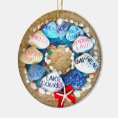 Die Grüße der Jahreszeit von der Keramikornament (Links)