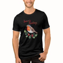 Die Grüße der Jahreszeit von fröhlichem Robin
