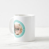 Die Grüße der Joyous Season | Benutzerdefiniertes Kaffeetasse (Vorderseite Links)