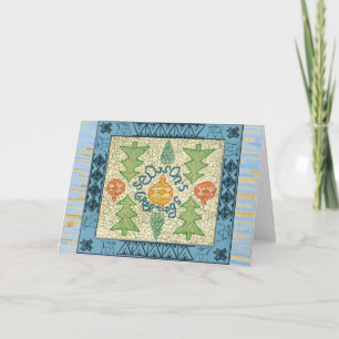 Die Grüße der Nördlichen Volkssaison Feiertagskarte