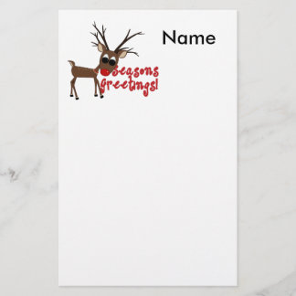Die Grüße der Rentiersaison Briefpapier