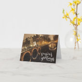 Die Grüße der Saison aus Amsterdam Karte (Gelbe Blume)