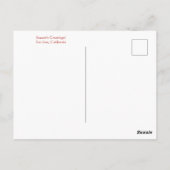 Die Grüße der Saison aus San Jose, Kalifornien Postkarte (Rückseite)