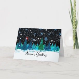 Die Grüße der Saison Business Holiday Cards Dankeskarte