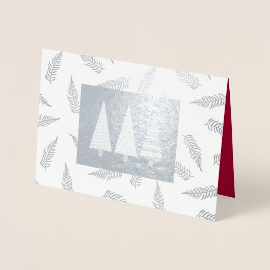 Die Grüße der Saison Custom Luxury Folienkarte (Vorderseite)