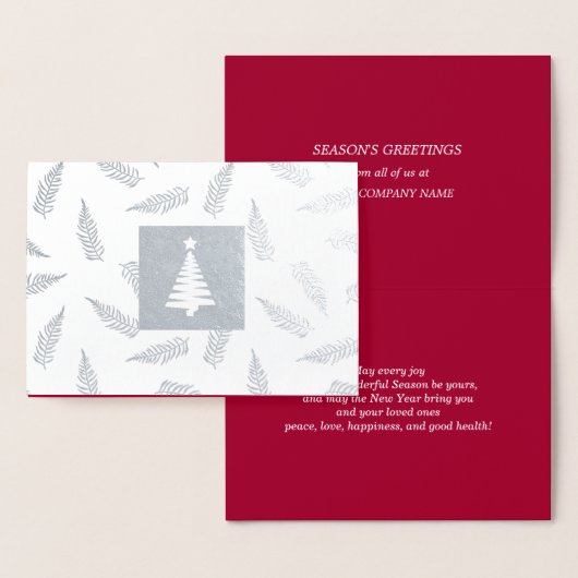 Die Grüße der Saison Custom Luxury Folienkarte (Anzeige)