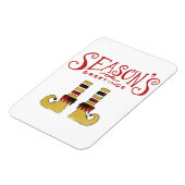 Die Grüße der Saison Elf Schuhe Magnet (Linke Seite)