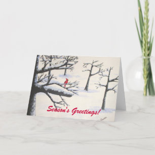 Die Grüße der Saison Feiertagskarte