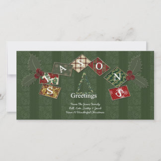 Die Grüße der Saison Feiertagskarte