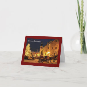 Die Grüße der Saison Feiertagskarte