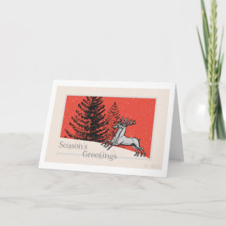 Die Grüße der Saison Feiertagskarte