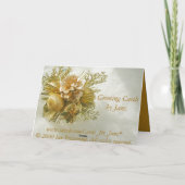 Die Grüße der Saison Feiertagskarte (Rückseite)