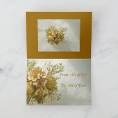 Die Grüße der Saison Feiertagskarte (Innenseite)