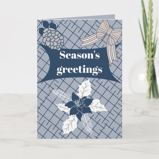 Die Grüße der Saison Feiertagskarte (Vorderseite)