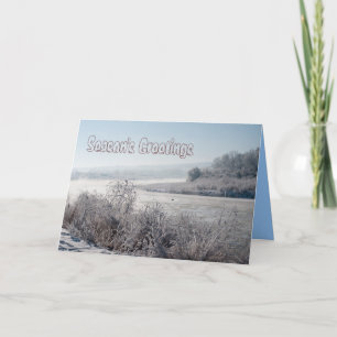 Die Grüße der Saison Feiertagskarte