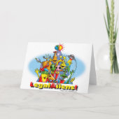 Die Grüße der Saison! Feiertagskarte (Rückseite)