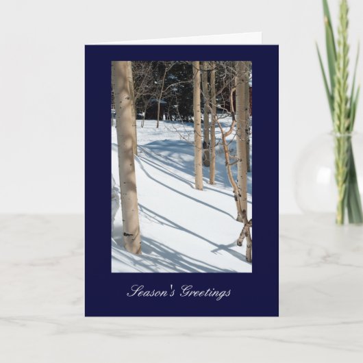 Die Grüße der Saison Feiertagskarte (Vorderseite)