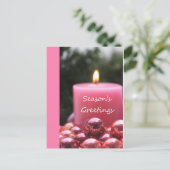 Die Grüße der Saison Feiertagspostkarte (Stehend Vorderseite)