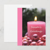 Die Grüße der Saison Feiertagspostkarte (Vorne/Hinten)