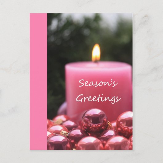 Die Grüße der Saison Feiertagspostkarte (Vorderseite)