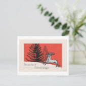 Die Grüße der Saison Feiertagspostkarte (Stehend Vorderseite)