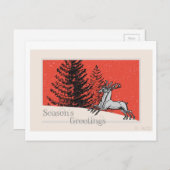 Die Grüße der Saison Feiertagspostkarte (Vorne/Hinten)