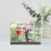 Die Grüße der Saison Feiertagspostkarte (Stehend Vorderseite)