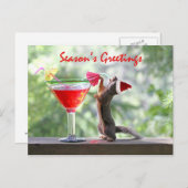 Die Grüße der Saison Feiertagspostkarte (Vorne/Hinten)