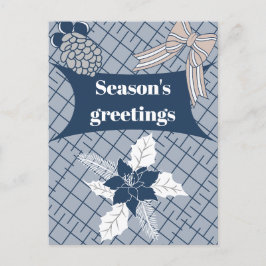 Die Grüße der Saison Feiertagspostkarte