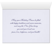 Die Grüße der Saison. Fine Art Christmas Cards (Innenansicht Horizontal (Unten))