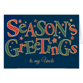 Die Grüße der Saison für Onkel-Rot-Grüne Polkas