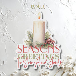 Die Grüße der Saison für Sie und Ihren Urlaub Aufkleber